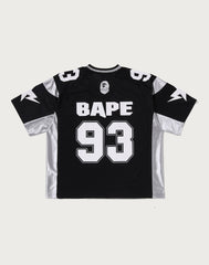 SOLID CAMO JACQUARD MESH CROPPED FIT FOOTBALL JERSEY MENS