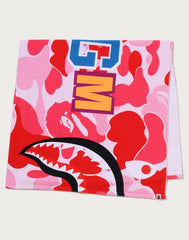 ABC CAMO SHARK BEACH TOWEL