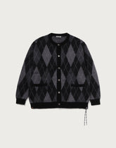 MM BAPE ARGYLE CHECK MOHAIR KNIT MENS