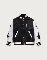 BAPE NYLON VARSITY JACKET MENS