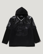 BAPE US BLACK FRIDAY MESH LAYERED RELAXED FIT PULLOVER HOODIE MENS