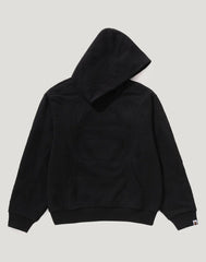 PADDED SHARK CROPPED FIT PULLOVER HOODIE MENS