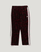 SOLID CAMO VELOUR METAL ONE POINT RELAXED FIT TRACK PANTS MENS