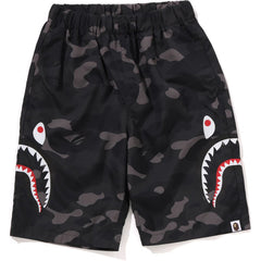 COLOR CAMO SIDE SHARK BEACH SHORTS JR KIDS