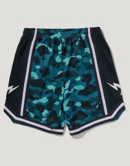 COLOR CAMO MESH RELAXED FIT SHORTS MENS