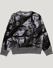 TREE EDGE CAMO CREWNECK SWEATSHIRT LADIES