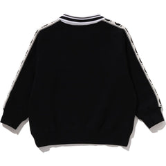 BAPE TAPE RELAXED FIT CREWNECK SWEATSHIRT KIDS
