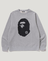 BIG APE HEAD CREWNECK SWEATSHIRT MENS