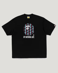 APE HEAD PATTERN BY BATHING APE RELAXED FIT TEE MENS