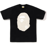 LINE CAMO BIG APE HEAD TEE MENS