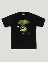 MULTI PIXEL CAMO MAD APE FACE TEE MENS