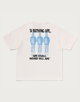 SHARK SEIJIN A BATHING APE LOGO TEE MENS