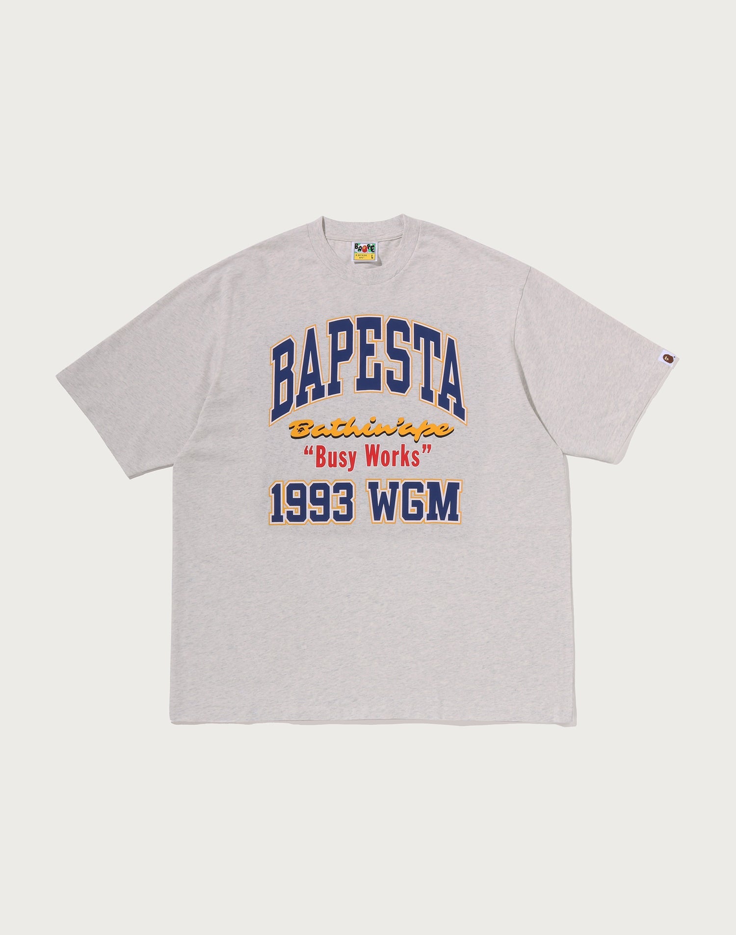 BAPE STA COLLEGE RELAXED FIT TEE #1 MENS