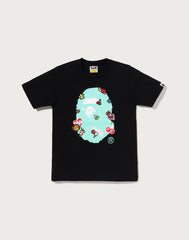STICKERS ON APE HEAD TEE LADIES