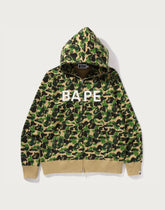 ABC CAMO BAPE FULL ZIP HOODIE MENS