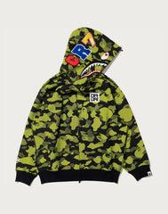BAPE X CR7 LIFE LOGO RELAXED FIT SHARK FULL ZIP HOODIE M #1 MENS