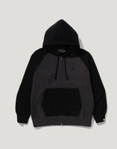 COLOR STONE BAPE RELAXED FIT ZIP HOODIE MENS