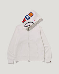 SHARK FULL ZIP HOODIE MENS