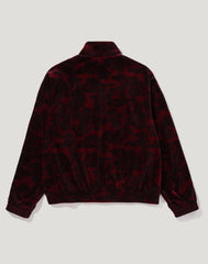 SOLID CAMO VELOUR METAL ONE POINT RELAXED FIT TRACK JACKET MENS