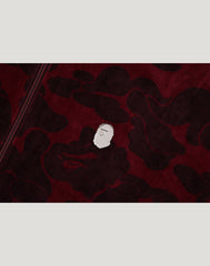 SOLID CAMO VELOUR METAL ONE POINT RELAXED FIT TRACK JACKET MENS