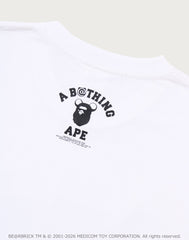 BAPE X MEDICOM TOY 30TH ANNIV. COLLEGE MILO TEE MENS