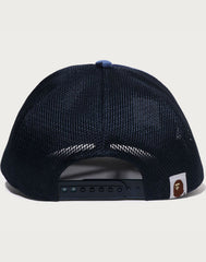 COLOR CAMO CRYSTAL BATHING APE LOGO MESH CAP LADIES