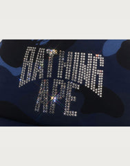 COLOR CAMO CRYSTAL BATHING APE LOGO MESH CAP LADIES