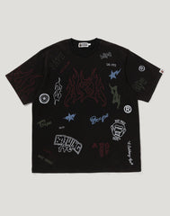OVERALL PRINT RELAXED FIT TEE MENS