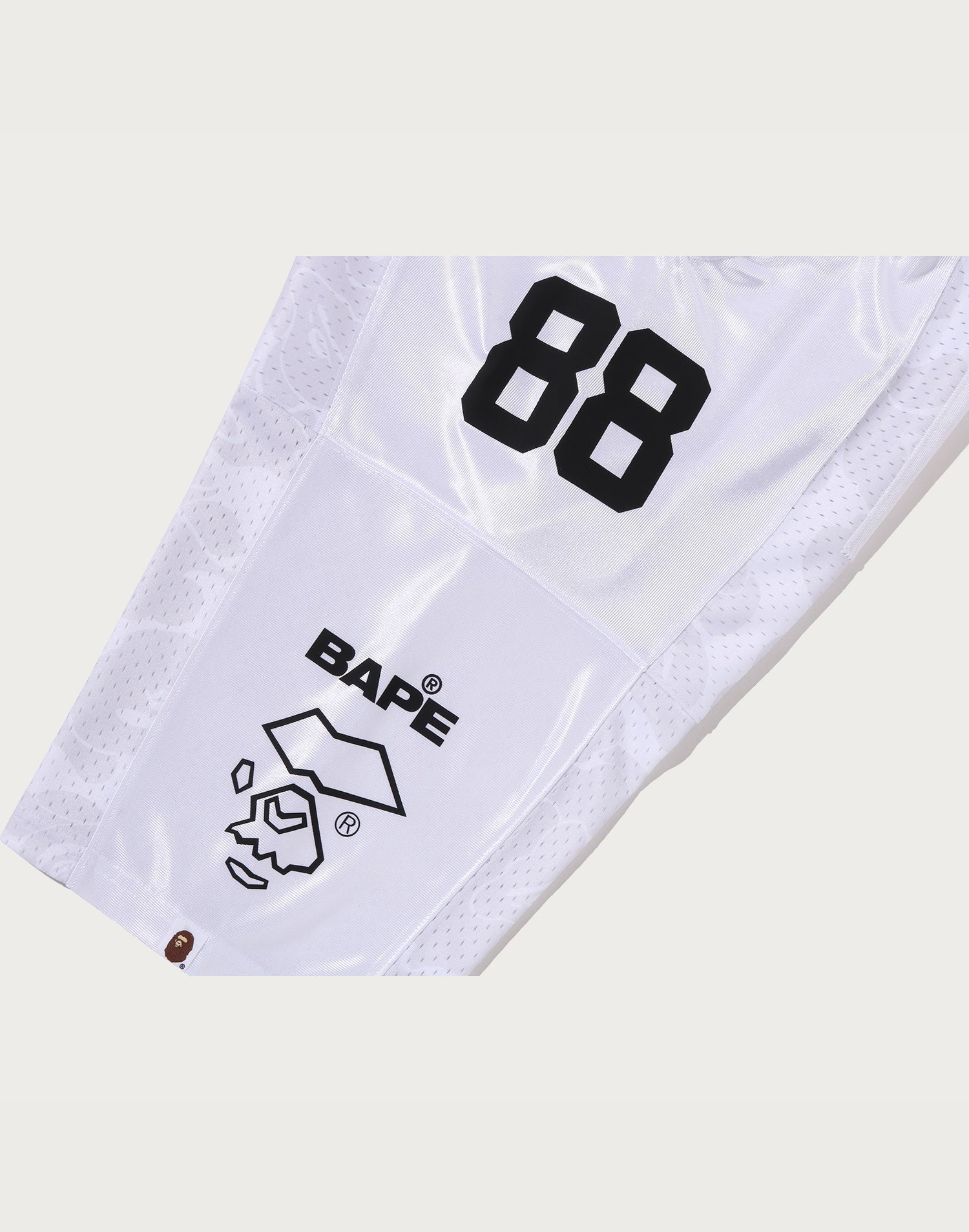 SOLID CAMO MULTI LOGO RELAXED FIT FOOTBALL JERSEY TEE MENS
