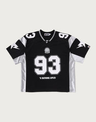 SOLID CAMO JACQUARD MESH CROPPED FIT FOOTBALL JERSEY MENS