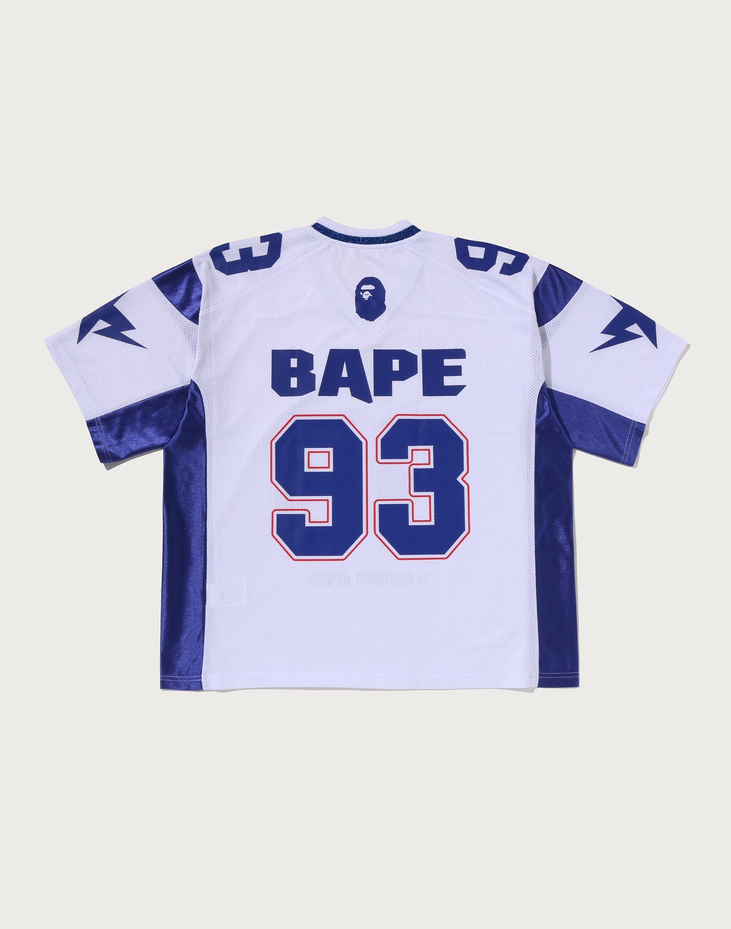 SOLID CAMO JACQUARD MESH CROPPED FIT FOOTBALL JERSEY MENS