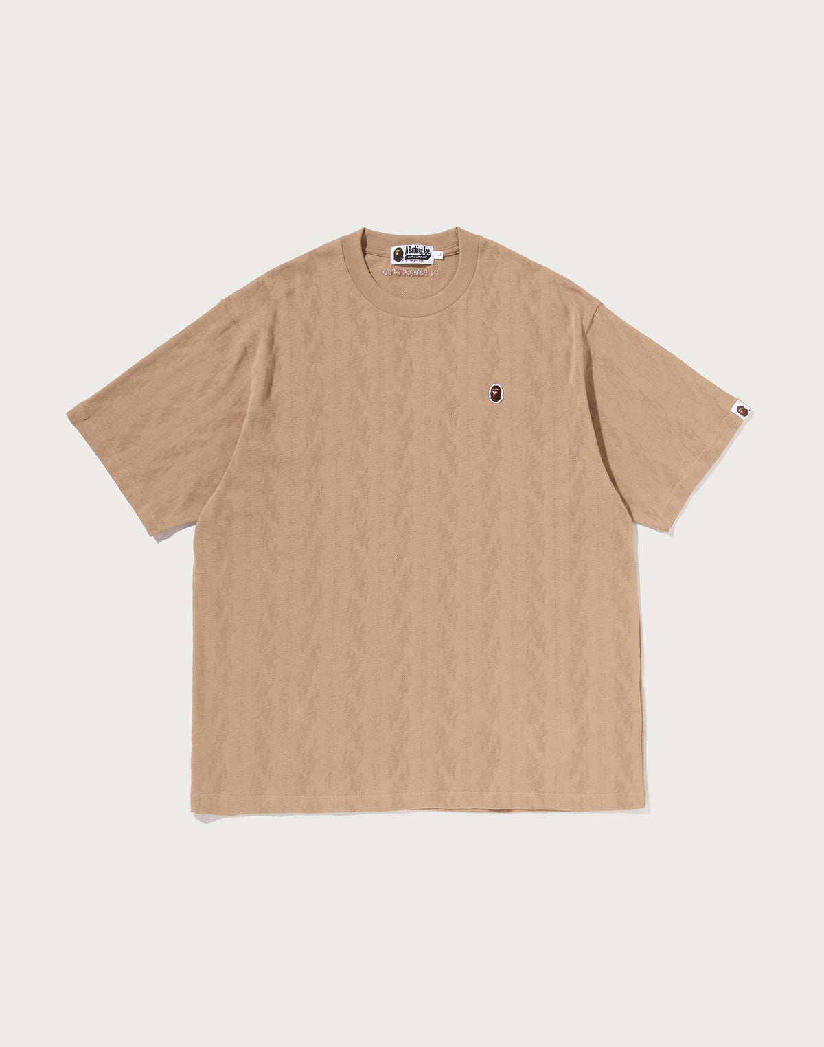 STA PATTERN JACQUARD ONE POINT RELAXED FIT TEE MENS