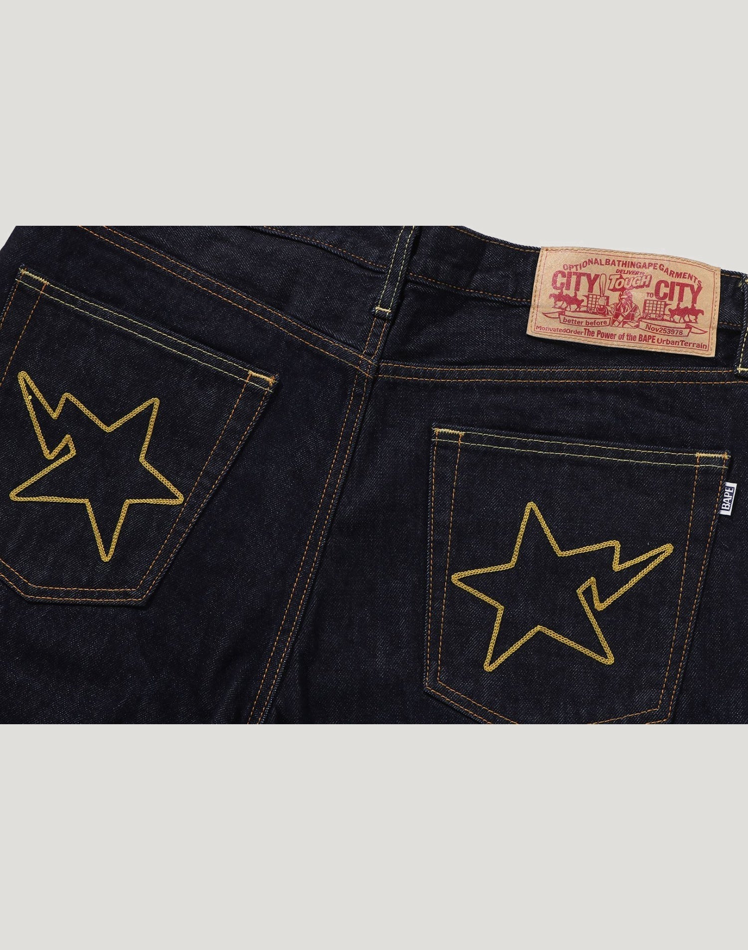 STA REGULAR FIT 13 OZ DENIM PANTS MENS