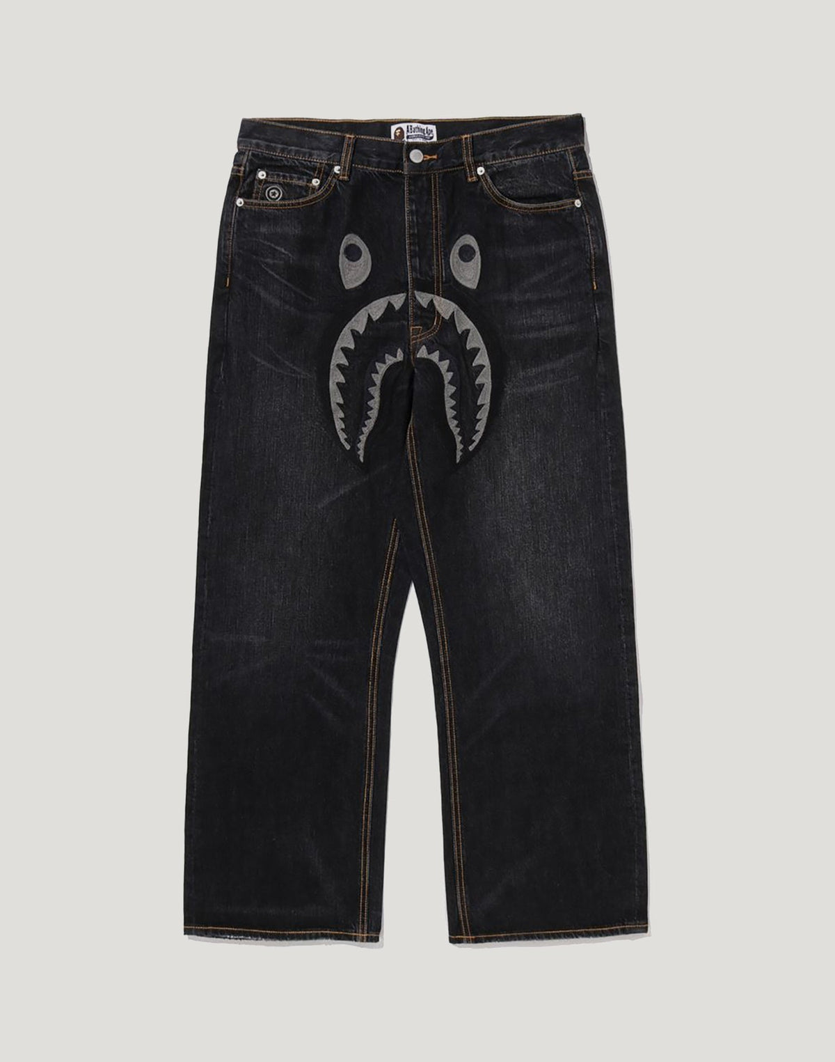 SHARK RELAXED FIT DENIM PANTS MENS