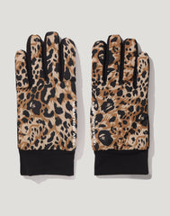 WILD LEOPARD PATTERN GLOVES MENS