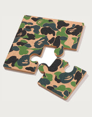 ABC CAMO PUZZLE CORK COASTER