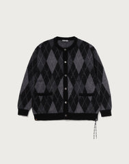 MM BAPE ARGYLE CHECK MOHAIR KNIT MENS