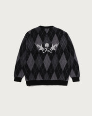 MM BAPE ARGYLE CHECK MOHAIR KNIT MENS