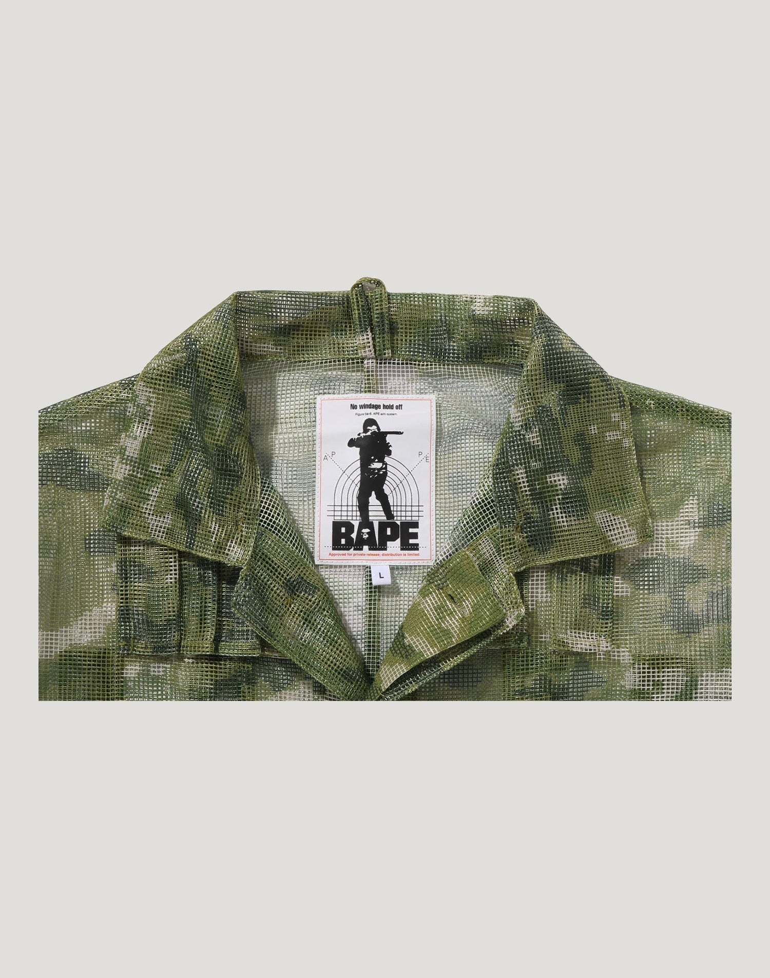 MULTI PIXEL CAMO MASK HOODED SHIRT JACKET MENS