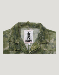 MULTI PIXEL CAMO MASK HOODED SHIRT JACKET MENS