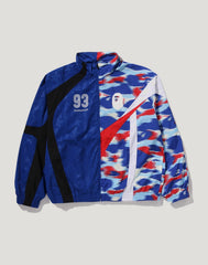 SPLIT STAND COLLAR TRACK JACKET MENS