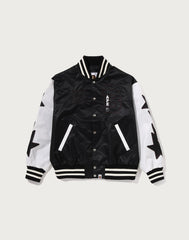 BAPE NYLON VARSITY JACKET MENS