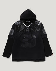 BAPE US BLACK FRIDAY MESH LAYERED RELAXED FIT PULLOVER HOODIE MENS
