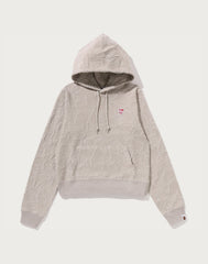 NEON CAMO JACQUARD PULLOVER HOODIE LADIES