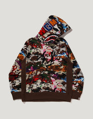 HYBRID CAMO SHARK PULLOVER HOODIE M