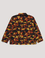 1ST CAMO HEAVY WASHED MULTI POCKET CARGO LS SHIRT MENS