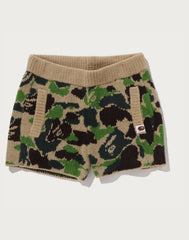 ABC CAMO TOWEL JACQUARD SHORTS LADIES