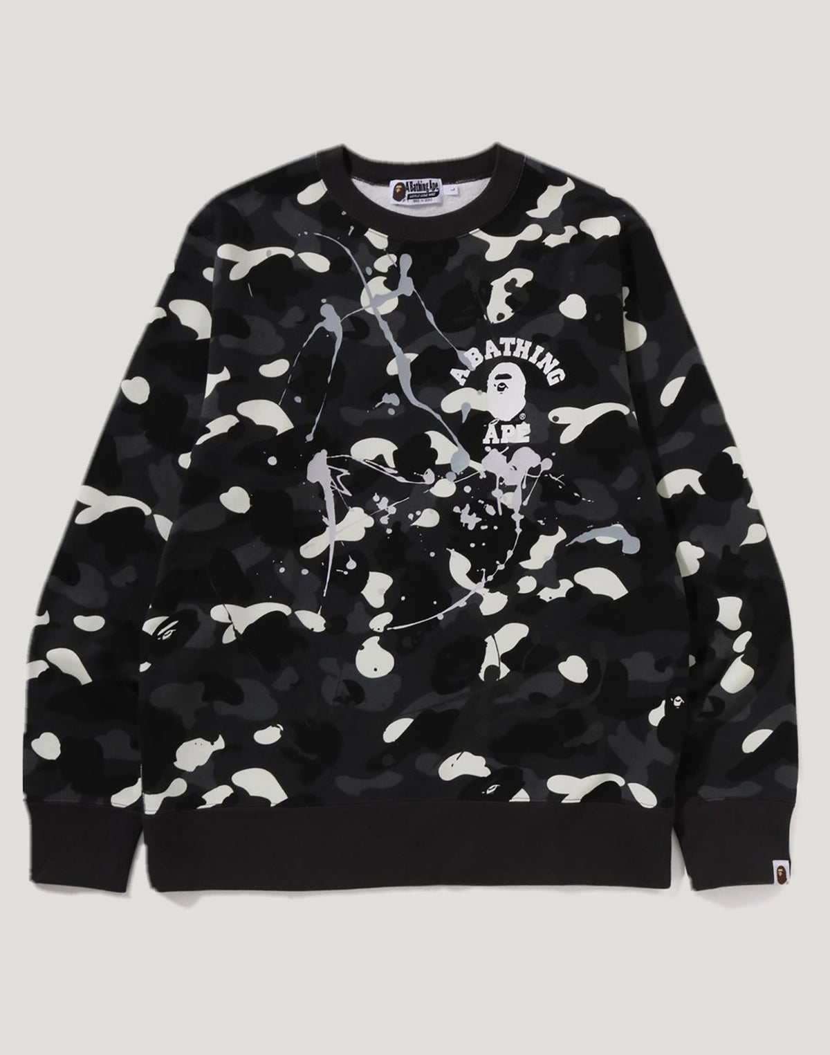 CITY CAMO PAINTING CREWNECK SWEATSHIRT MENS