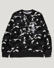 CITY CAMO PAINTING CREWNECK SWEATSHIRT MENS