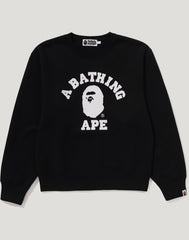 COLLEGE CREWNECK SWEATSHIRT LADIES